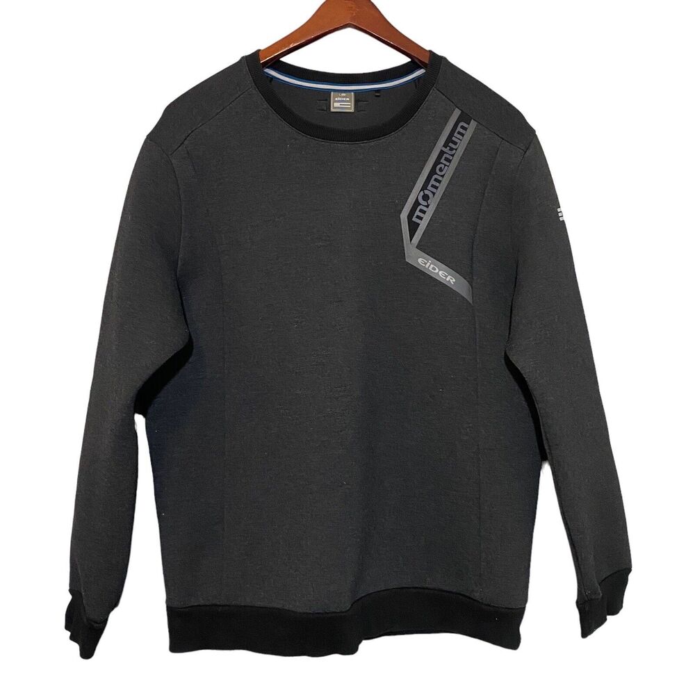 Eider Momentum Performance Sweatshirt Hiking Logo Scuba Men’s XXL Gray Pullover
